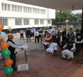 Celebration of republic day 2022 and suryanamaskar